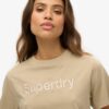 Boxy, losvallend T-shirt met geborduurd Core-logo Boxy, losvallend T-shirt met geborduurd Core-logo