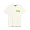 Cali T-shirt met gestreept logo