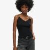 Cami-top met Vintage ribkant van Organic Cotton Cami-top met Vintage ribkant van Organic Cotton