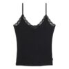 Cami-top met Vintage ribkant van Organic Cotton Cami-top met Vintage ribkant van Organic Cotton