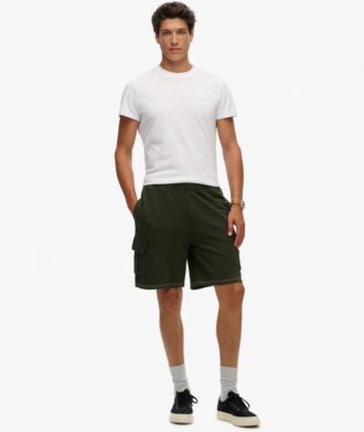 Cargo-short met contrasterende stiksels
