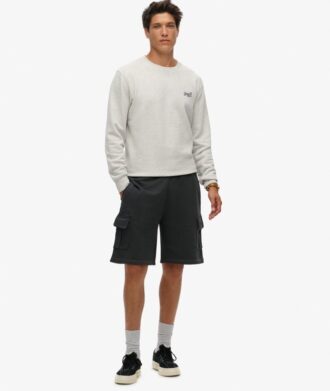 Cargo-short met contrasterende stiksels