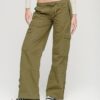 Cargobroek met lage taille en wijde pijpen Cargobroek met lage taille en wijde pijpen