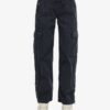 Cargobroek met lage taille en wijde pijpen Cargobroek met lage taille en wijde pijpen