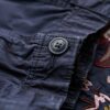Cargobroeken met lage taille en borduursels Cargobroeken met lage taille en borduursels