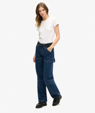 Carpenter-Jeans van Organic Cotton met middelhoge taille