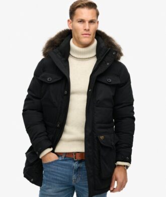 Chinook parka van imitatiebont