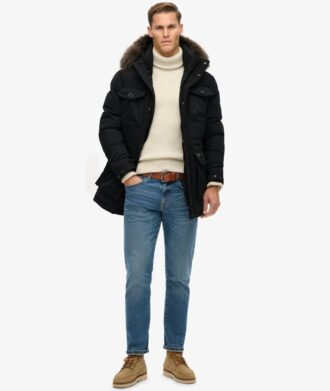 Chinook parka van imitatiebont