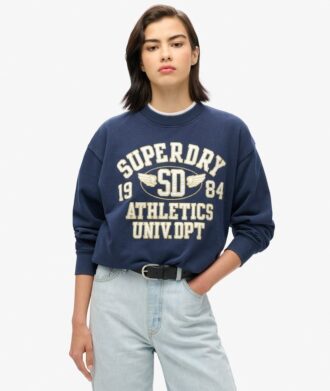 College Script loszittend sweatshirt