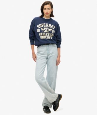 College Script loszittend sweatshirt