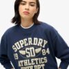 College Script loszittend sweatshirt