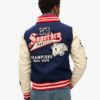 College Varsity bomberjas met patches College Varsity bomberjas met patches