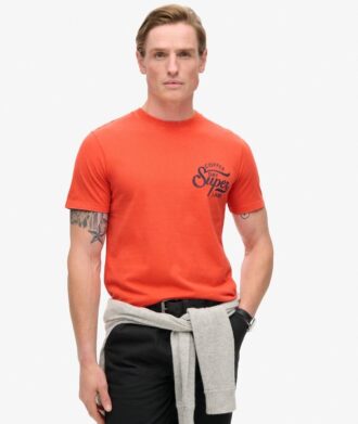 Copper Label T-shirt met print op de borst