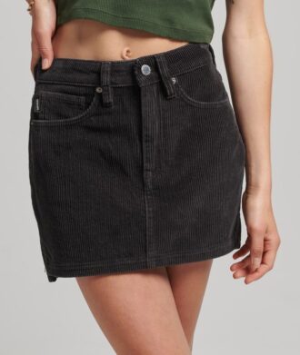 Corduroy minirok