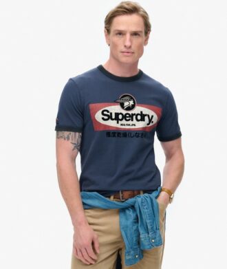 Core Logo Ringer Workwear T-shirt met print