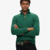 Cotton Classics gebreide trui met halve rits Cotton Classics gebreide trui met halve rits