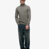 Cotton Classics gebreide trui met halve rits