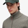 Cotton Classics gebreide trui met halve rits