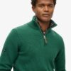 Cotton Classics gebreide trui met halve rits Cotton Classics gebreide trui met halve rits