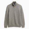 Cotton Classics gebreide trui met halve rits