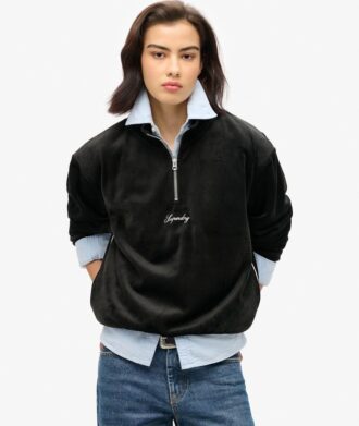Country Club Velours Half-Zip