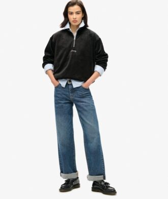 Country Club Velours Half-Zip