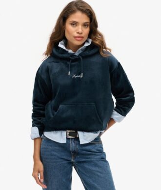Country Club Velours Losse Hoodie