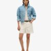 Denimjas met versieringen