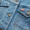 Denimjas met versieringen