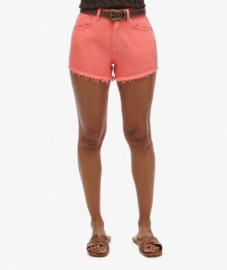 Denimshort met hoge taille