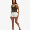 Denimshort met hoge taille