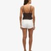 Denimshort met hoge taille