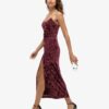 Diamonte fluwelen maxi-jurk Diamonte fluwelen maxi-jurk