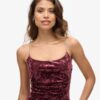 Diamonte fluwelen maxi-jurk Diamonte fluwelen maxi-jurk