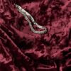Diamonte fluwelen maxi-jurk Diamonte fluwelen maxi-jurk