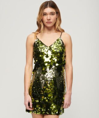 Disco-mini-jurk met pailletten