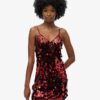 Disco-mini-jurk met pailletten Disco-mini-jurk met pailletten