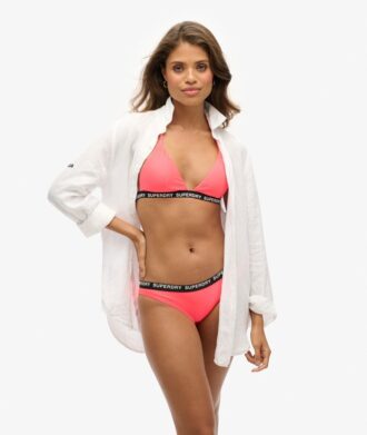 Driehoekige elastische bikinitop