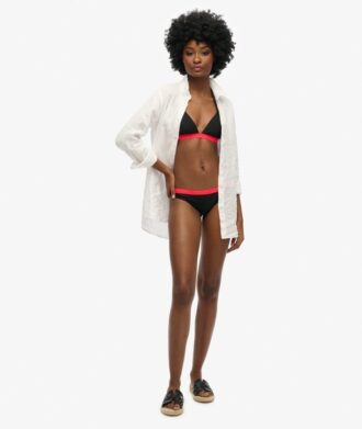 Driehoekige elastische bikinitop