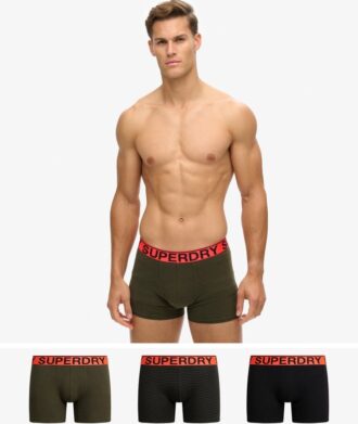 Driepak boxershorts van Organic Cotton