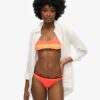 Elastische bralette-bikinitop