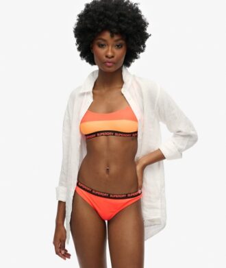 Elastische cheeky bikinibroek