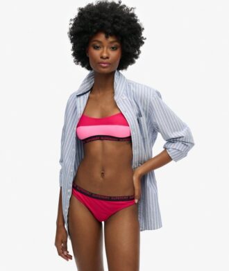 Elastische cheeky bikinibroek