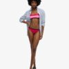 Elastische cheeky bikinibroek