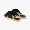 Espadrille-slippers met gekruiste bandjes
