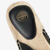 Espadrille-slippers met gekruiste bandjes