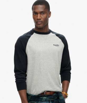 Essential Logo Baseball-shirt met lange mouwen