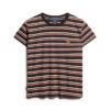 Essential Logo gestreept getailleerd T-shirt Essential Logo gestreept getailleerd T-shirt