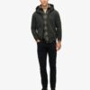 Essential Logo gewassen hoodie met rits