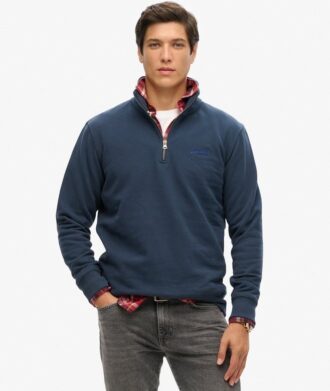 Essential Logo Sweatshirt met halve rits